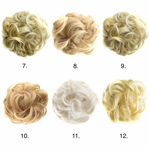 Blonder med hair extensions / smultring - Flere farger Nr - 14H613