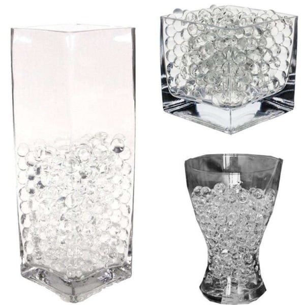 2000st Stora Vatten kristaller 1,2-1,7cm - Vattenpärlor - Transparent