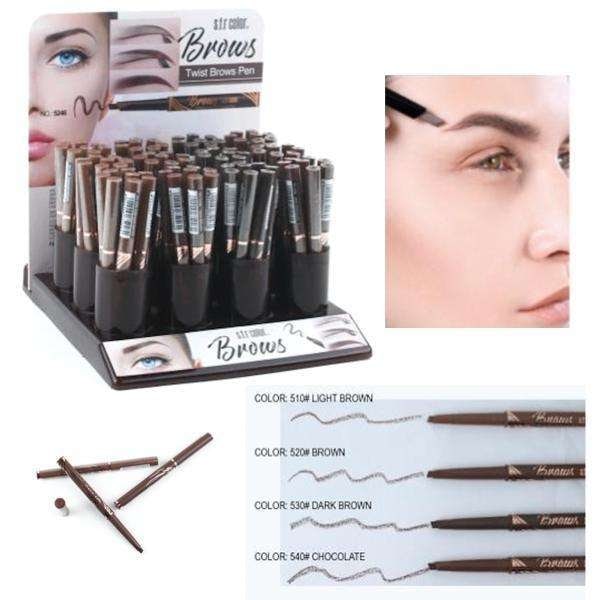 Ögonbrynspenna - Eyebrow pen - Twist brows pen Brown 520# - Brown