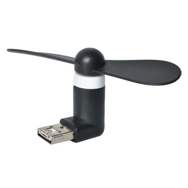 Mini USB Ventilator: Din bærbare følgesvend for coolness Black