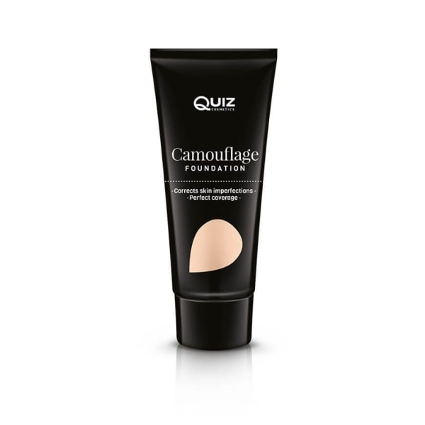 Camouflage foundation - soft beige, light tan - Quiz Cosmetics Pure beige - *02