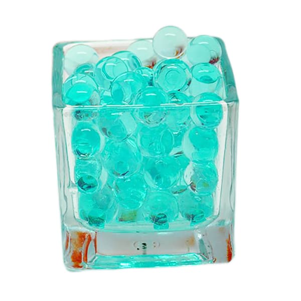 Farvede vandperler - 6 gram Turquoise