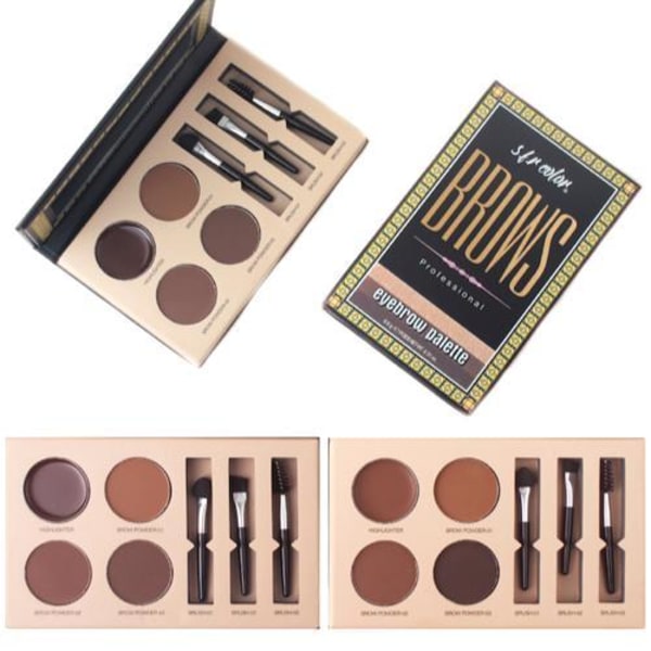 Ögonbrynskit - Eyebrowkit - Eyebrow palette Color: 02#