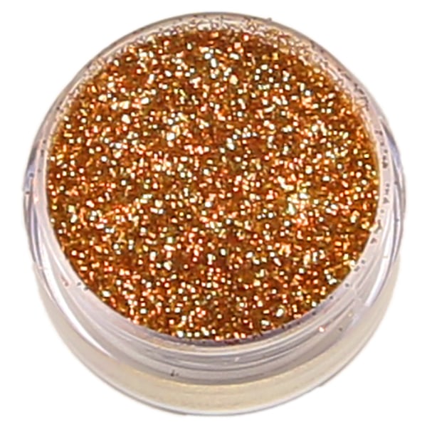 Negleglitter - Finkornet - Gullbrun - 8ml - Glitter Gold