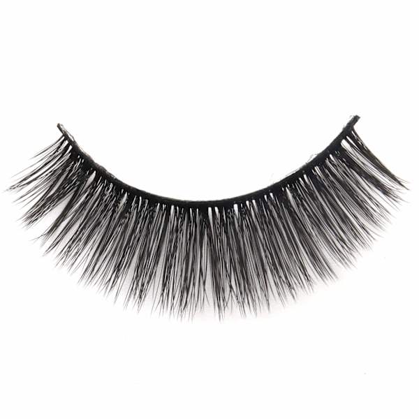 5-par lösögonfransar - 6D faux mink - G221 Svart