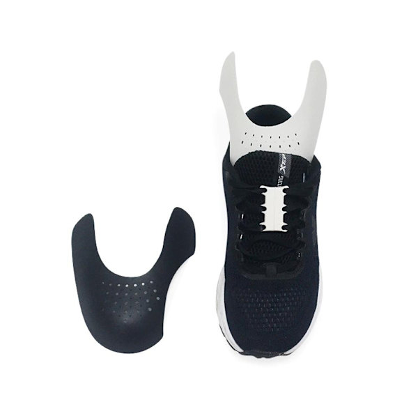 Beskyttelse mod folder - Gående folder på sneakers - 36-45 - Anti-krøl White
