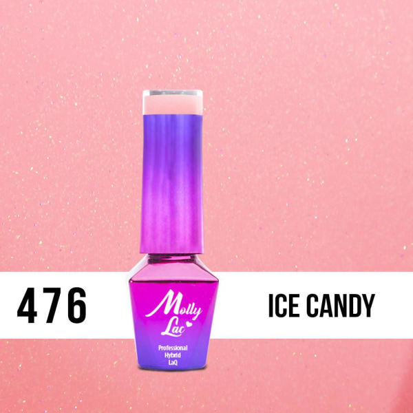 Mollylac - Gellack - Macarons - Nr476 - 5g UV-gel/LED Rosa