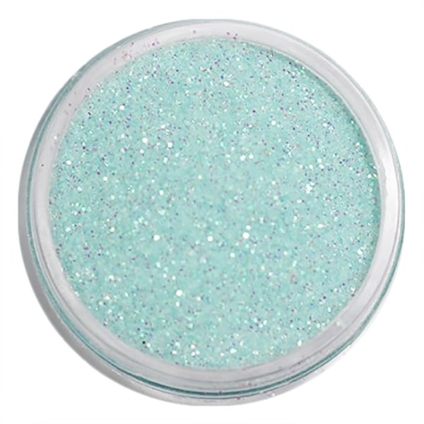 Nagelglitter - Finkornigt - Babyblå - 8ml - Glitter Ljusblå