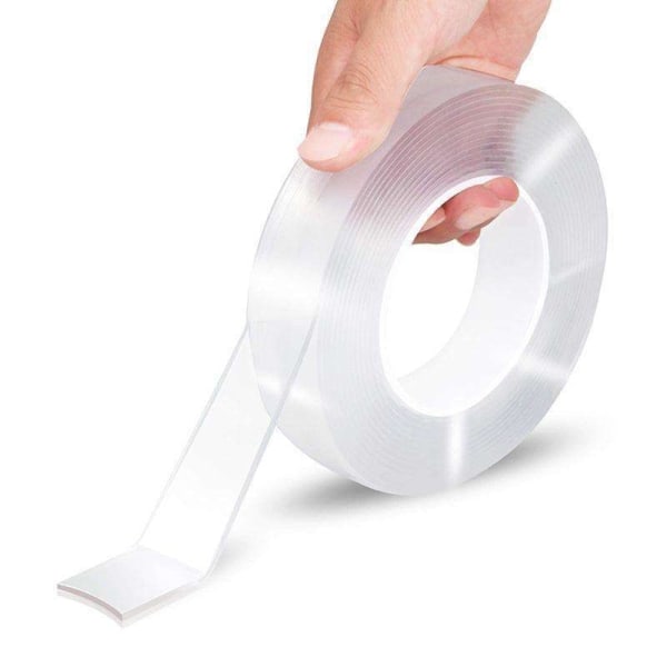 2-pack NanoTape uudelleenkäytettävä kaksipuolinen läpinäkyvä - 3M Transparent