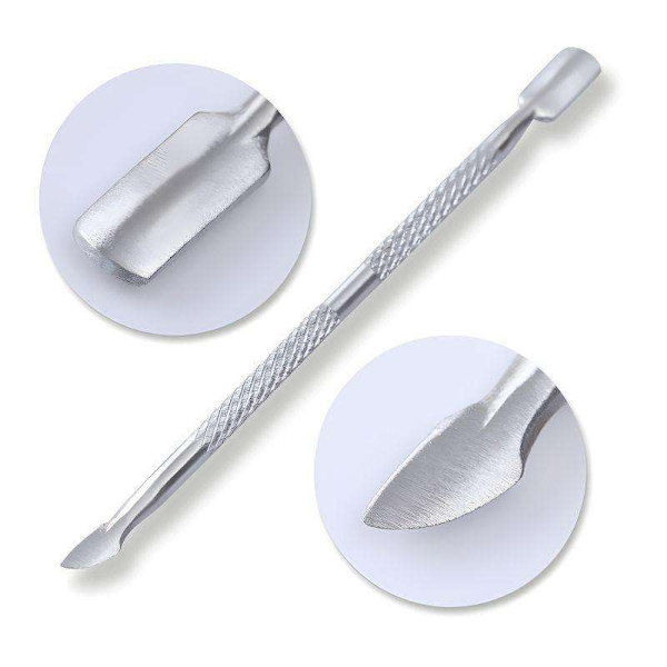 Cuticle pusher 2 i 1 Silver