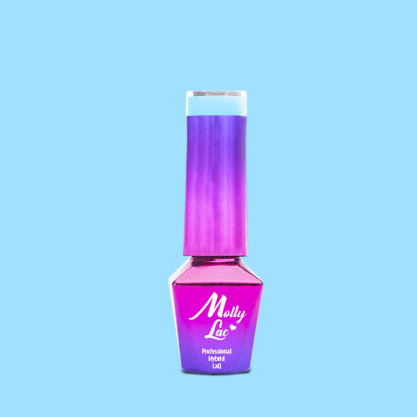 Mollylac - Gel polish - Cocktails & drinks - Nr12- 5g UV gel/LED Blue