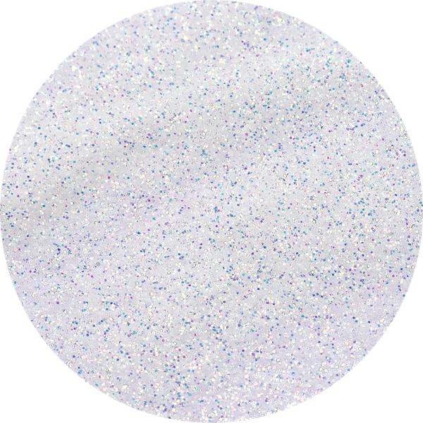 Kynsien glitter - Hienorakeinen - Valkoinen sateenkaari - 8ml - Glitter White