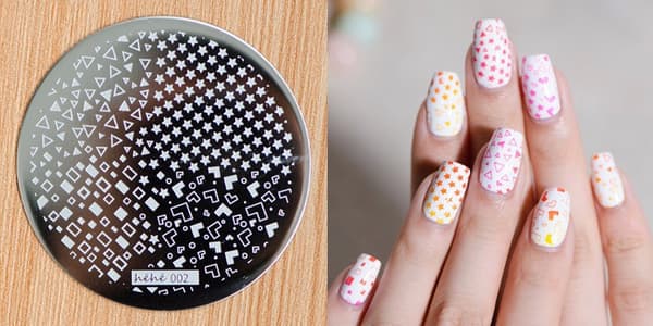 Nail Art Stempling, Stemplingsplate NR 15