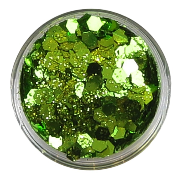 Nagelglitter - Mix - Leaf - 8ml - Glitter Grön