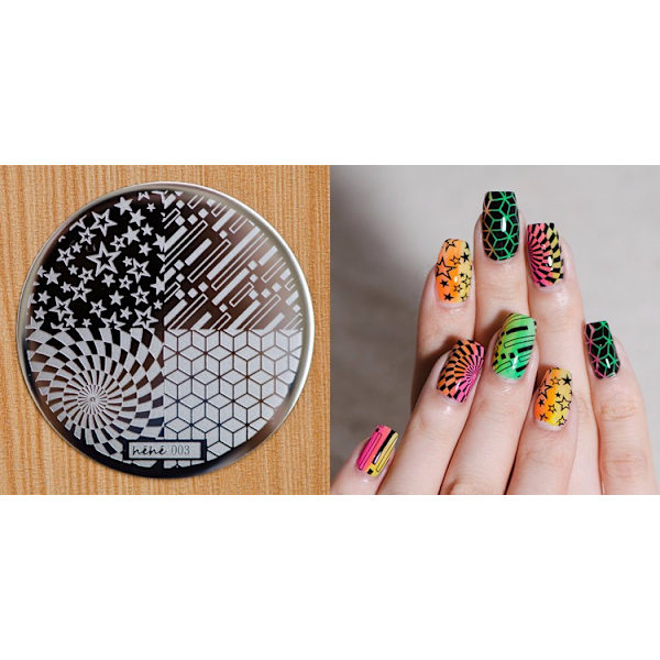 Nail Art Stempling, Stempling plade NR 21