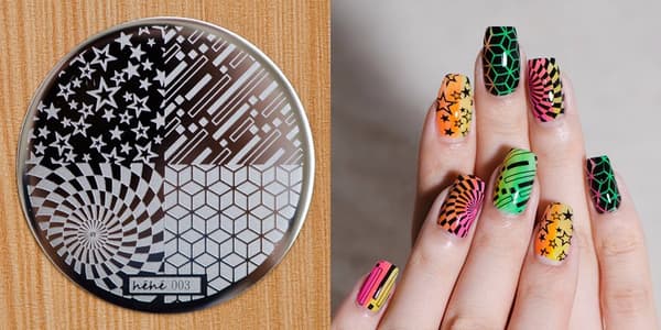 Nail Art Stempling, Stemplingsplate NR 15