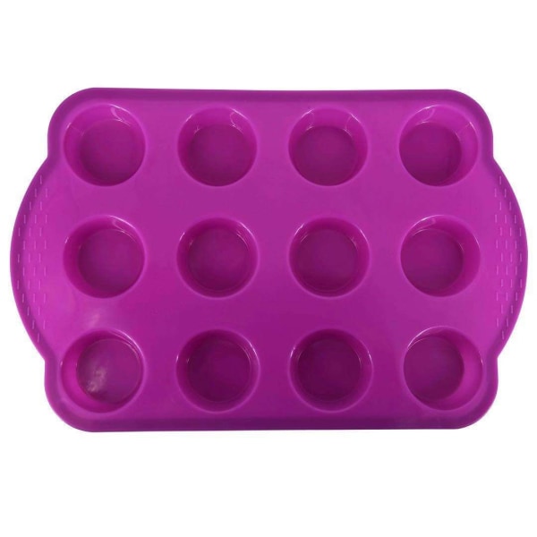 3-paks Muffinsform - Minimuffins - Muffinsbrett - Bakeform - Purple
