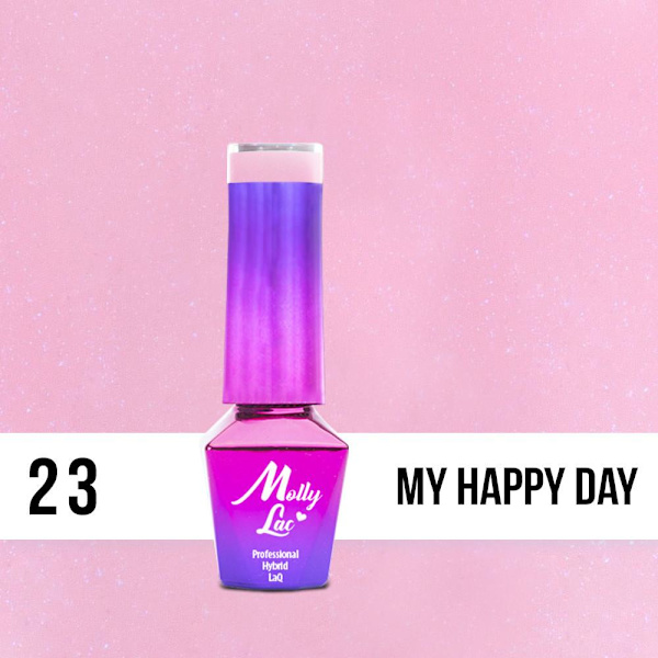 Mollylac - Geelilakka - Häät - YES, I DO - Nr23 - 5g UV geeli/LED Pink