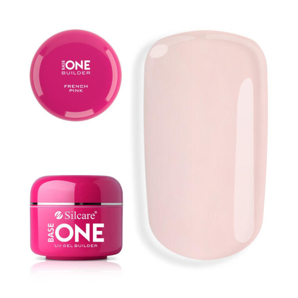 3-pack Base one - Builder - Clear, Pink, French pink 45g UV-gel Multicolor