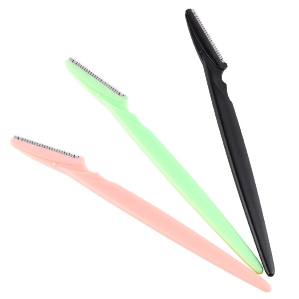 Øjenbrynskniv - Skægkniv i 3-pak Multicolor