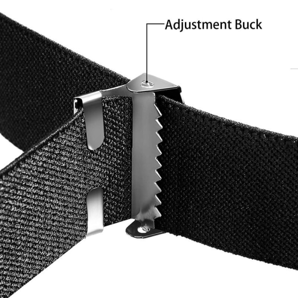 Relax belte - Buksebelte uten spenne - Elastisk - Justerbar Black