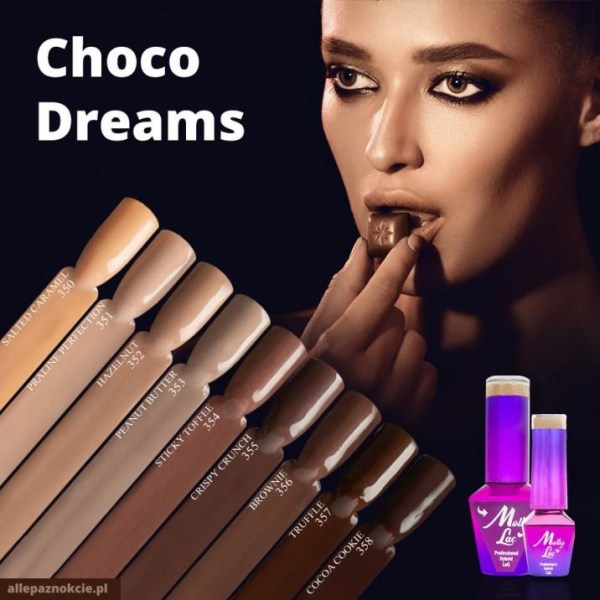 Mollylac - Gellack - Choco Dreams - Nr356 - 5g UV-gel / LED Brown