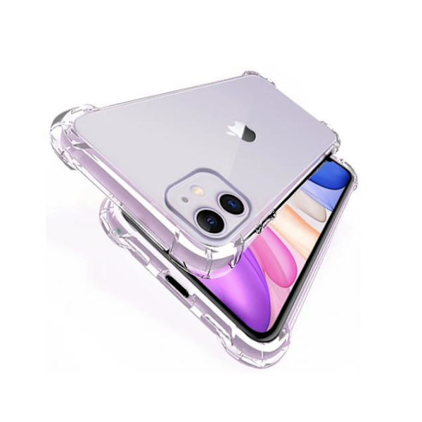 iPhone 12 Pro Max - Silikone stødsikkert cover ekstra stødsikkert Transparent