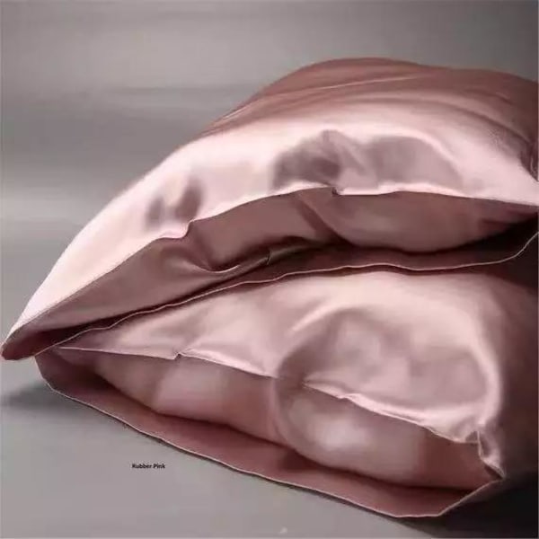 Satiininen tyynyliina - Tyynynpäällinen - 50 x 66cm - 2 kpl Apricot