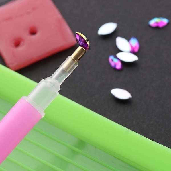 Rhinestone picker pen -  Picking tool set - Zirkon multifärg