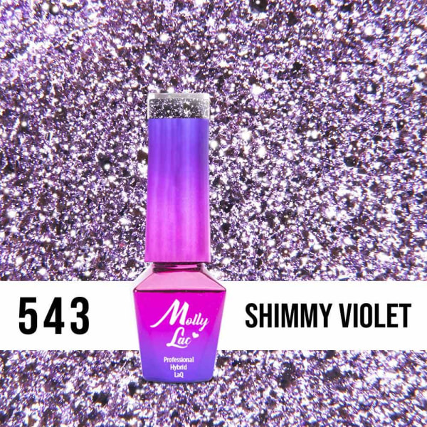 Mollylac - Gellack - Luxury Glam - Nr543 - 5g UV-gel/LED Lila