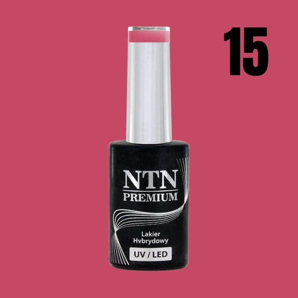 NTN Premium - Gelelakk - Toppløs - Nr15 - 5g UV gel/LED