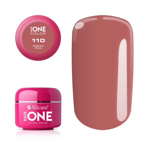 Base one - Farve - Dream pink 5g UV-gel Pink