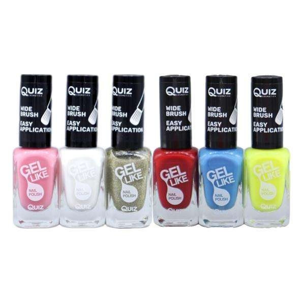 Nagellack set 6-pack 10 ml/flaska multifärg