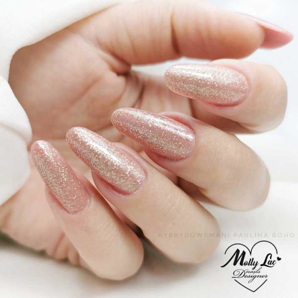 Mollylac - Top no wipe - Gold - UV-gel/LED -Topplack multifärg