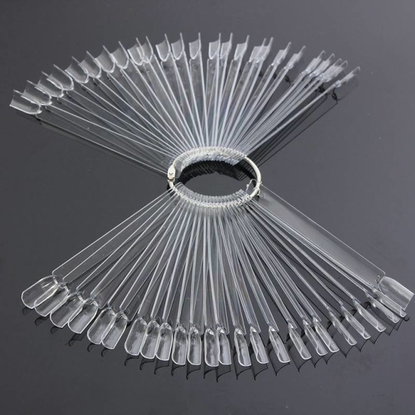 Visningstips, fleksibelt prøvekart / display med tips i plexiglass