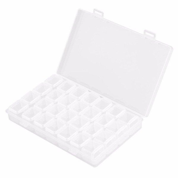 28-Slots diamond painting clear storage box - Förvaringsbox