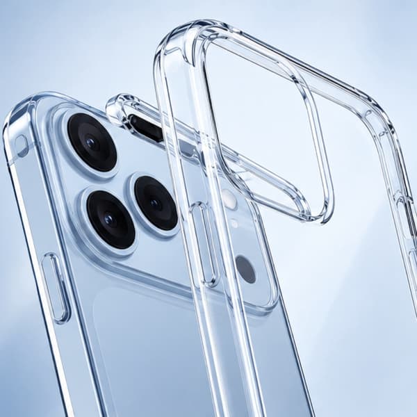 iPhone 18 Pro Transparent Silikonskal – Ultratunt 1,5 mm Clear Case Transparent
