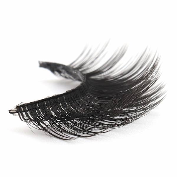 5-par lösögonfransar - 6D faux mink - G221 Svart