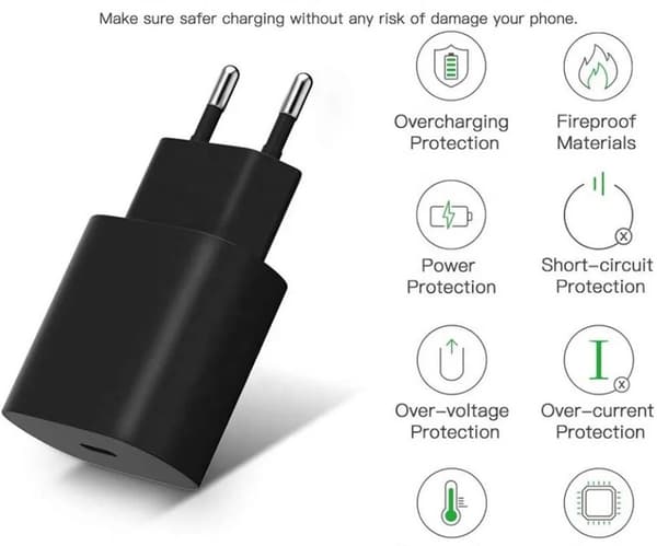 Samsung Oplader Hurtigoplader - Adapter + Kabel 25W USB-C 2m Black