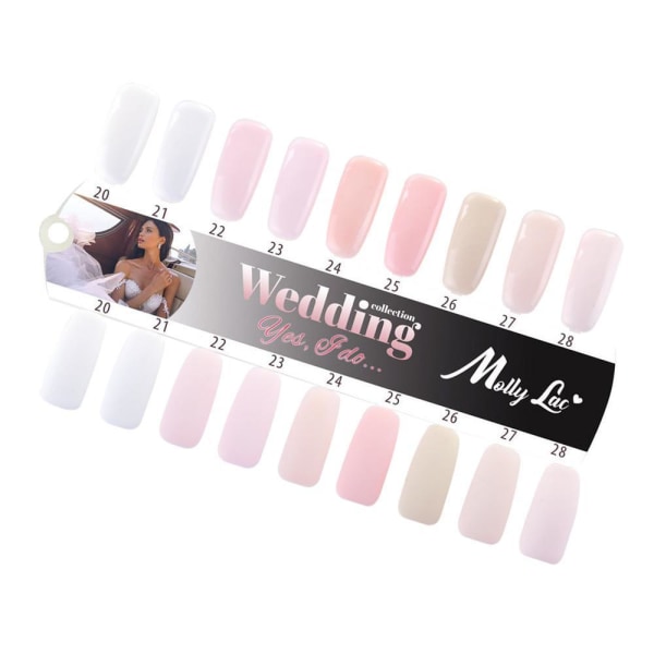 Mollylac - Gellack - Wedding - YES, I DO - Nr20 - 5g UV-gel/LED White