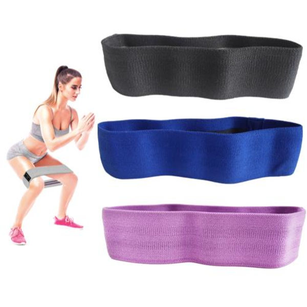 3-pack Booty band kit, Träningsband, Motståndsband, rehab multifärg one size