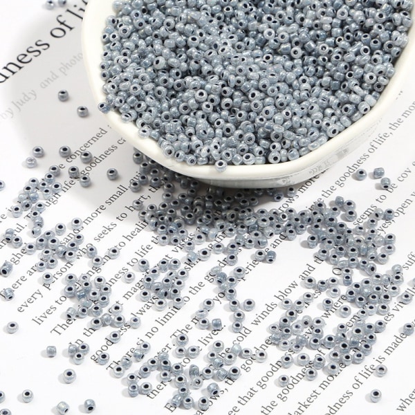 Seed beads - 2mm - 1000st - Färgglada grå