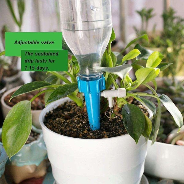 4-pack Flower Waterer Automaattinen - Vedenlevitin Vedenjako Multicolor
