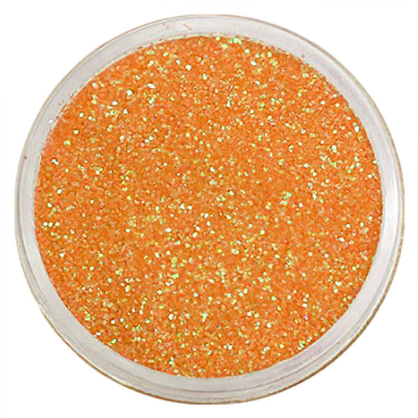 Negleglitter - Finkornet - Oransje - 8ml - Glitter Orange