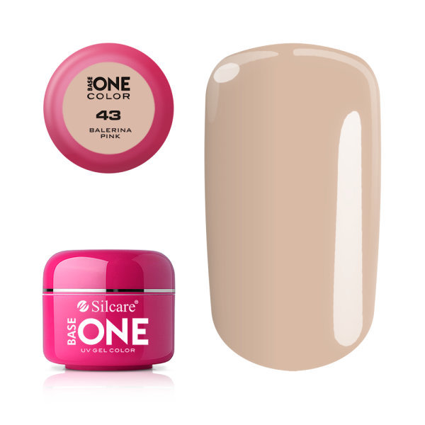 Base one - Color - Balerina pink 5g UV-gel Rosa