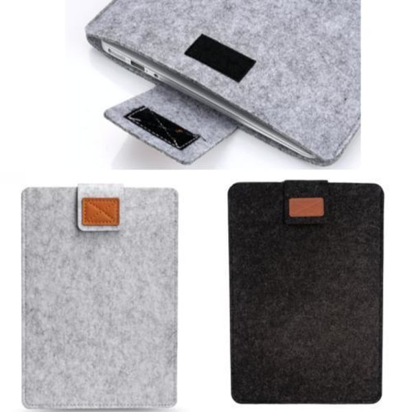 Datakotelo 13 tuumaa, sopii MacBook Prolle ja ilmalle - Sleeve villahuopa Dark grey