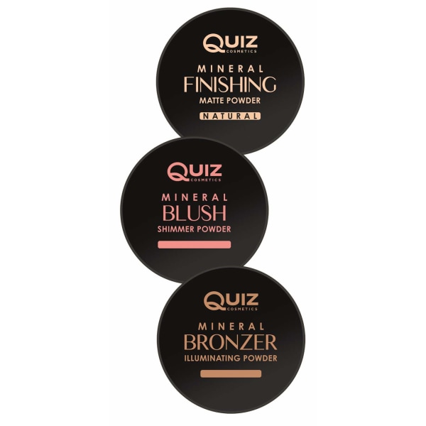Mineralpuddersamling - Løs kraft - Quiz Cosmetics Bronzer - Mineral powder