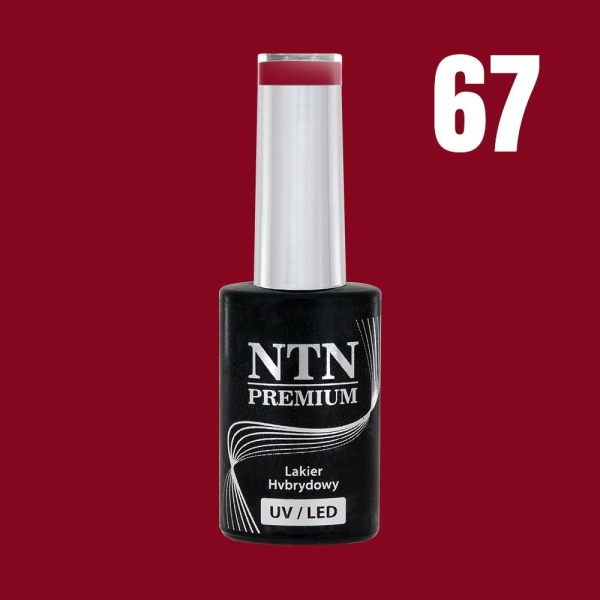 NTN Premium - Gellack - After Midnight - Nr67 - 5g UV-gel / LED Wine red