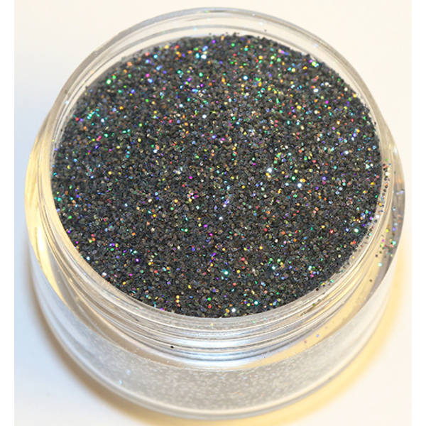 Nagelglitter - Finkornigt - Space grey - 8ml - Glitter