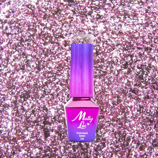 Mollylac - Gelelakk - Luxury Glam - Nr542 - 5g UV gel/LED Pink